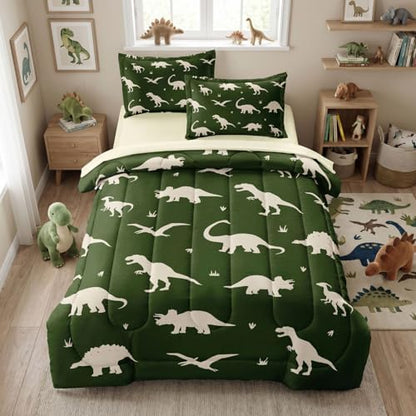 Boys Dino Full Comforter Set