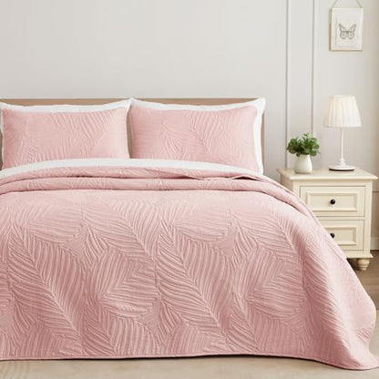 Exclusivo Mezcla Lightweight King Quilt Bedding Set, Soft Microfiber