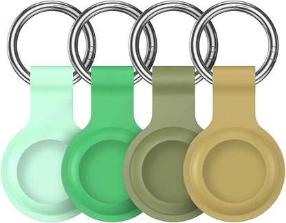 Compatible for AirTag Holder Keychain for Apple Air Tag 1st&2nd Generation | Airtag Key Chain Ring Case Cover for Air Tag Holder GPS Tracker Item Air Tags Finders Air Tagholder for Kids,Bags,Luggages