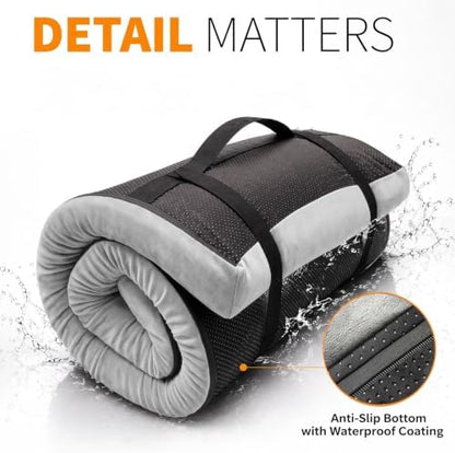 Foam Camping Mattress, Portable Sleeping Pad with Carrying Bag