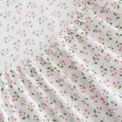 Martha Stewart - Queen Size Sheet Set with Fitted Sheet & Pillowcases
