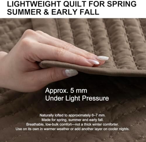 XL King Quilt Set 108 x 98 in, Lightweight, Cub