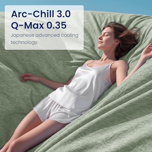 Topcee Cooling Blanket for Night Sweats Absorbs Heat to Keep Adults, Children Cool on Warm Nights, Q-Max 0.5 Cooling Blankets for Hot Sleepers, Ultra-Cool Lightweight Sofa Throw Blanket (50"x70")