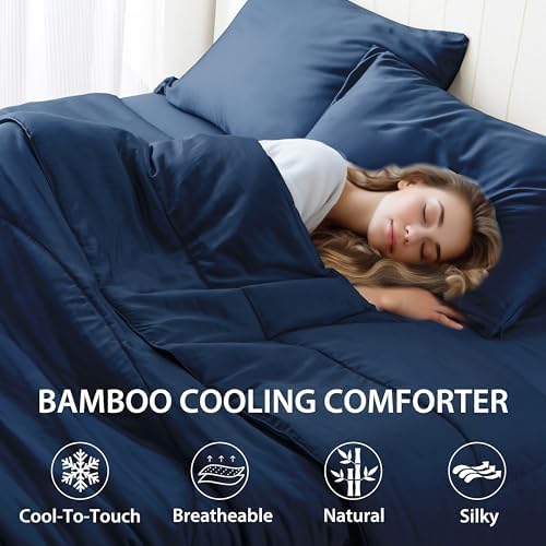 Bamboo Viscose Summer Comforter/Blanket King Size, 106 x 90 Inches