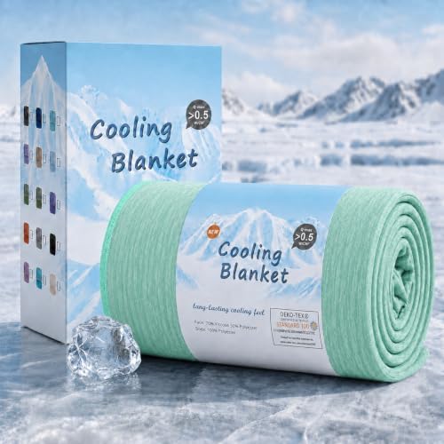 Topcee Cooling Blanket Twin 60"x90" for Hot Sleepers Summer Blanket