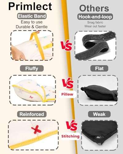 Primlect Toddler Nap Mat with Pillow, Thickened Extra Large Sleeping Bag