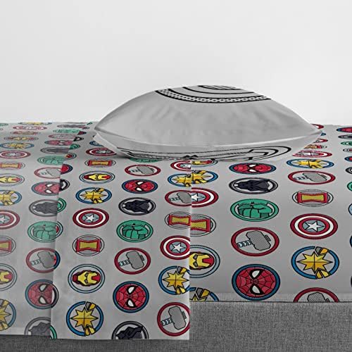 Marvel Avengers Iron Man Twin Comforter Set 5 Piece Kids Bedding, Multi