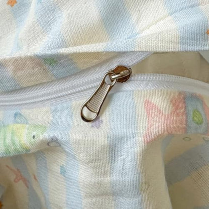 VM VOUGEMARKET Kids Fish Duvet Cover Set Twin,Blue Striped