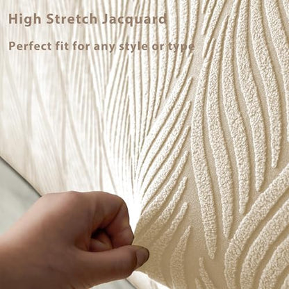 Bed Headboard Cover Twin, Stretch Head Board Slipcover Washable