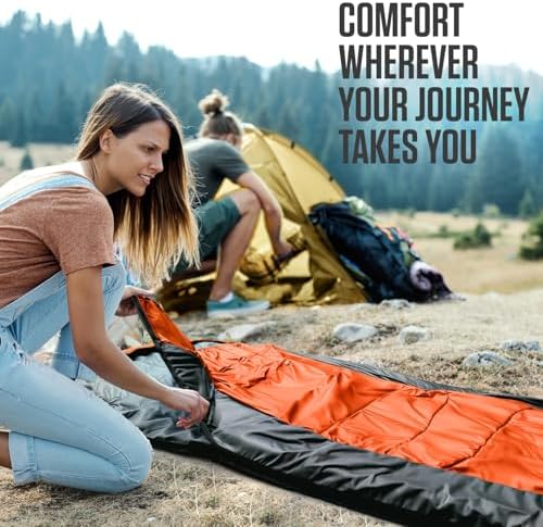 VENTURE 4TH Backpacking Sleeping Bag for Camping - Single, XXL & Double