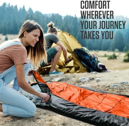 VENTURE 4TH Backpacking Sleeping Bag for Camping - Single, XXL & Double