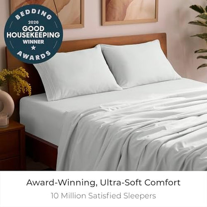 Mellanni Queen Sheets Set - 4 PC Iconic Collection Bedding