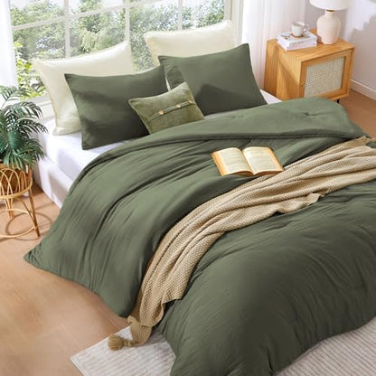 WRENSONGE Oversized King Comforter Set-3 Pieces Soft Comforter Size Bedding