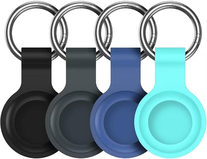 Compatible for AirTag Holder Keychain for Apple Air Tag 1st&2nd Generation | Airtag Key Chain Ring Case Cover for Air Tag Holder GPS Tracker Item Air Tags Finders Air Tagholder for Kids,Bags,Luggages
