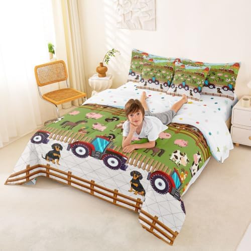 Erosebridal Farm Animals 7 Pieces Bedding Set