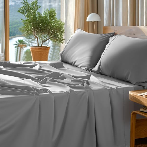 SONORO KATE 1000 Series 100% Egyptian Cotton Queen Sheet Set,4 Pieces