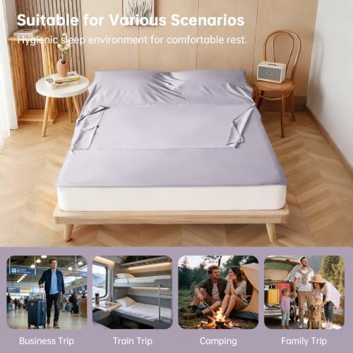 Sleeping Bag Liner, Travel Sheets for Hotel, Sleep Sack for Adults