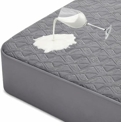 Full Waterproof Mattress Protector, Breathable Cooling Bed Cover
