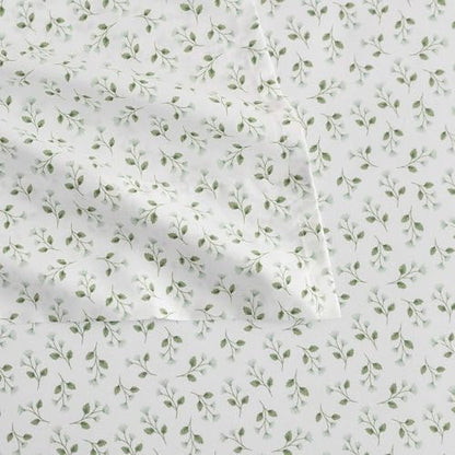 Martha Stewart - Queen Size Sheet Set with Fitted Sheet & Pillowcases