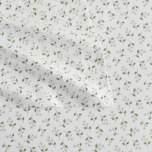 Martha Stewart - Twin Size Sheet Set with Fitted Sheet & Pillowcase