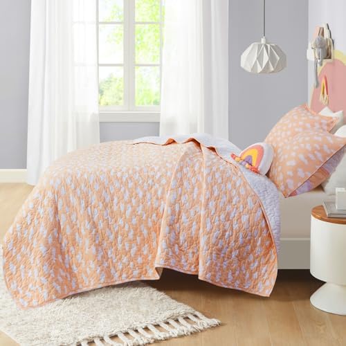 Intelligent Design Kids Sunshine Yellow Twin Cotton Coverlet Set, 3pc