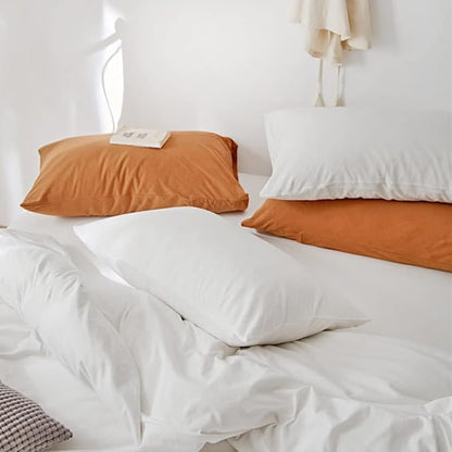 ETDIFFE White Queen Size Comforter, 3 Piece Aesthetic Modern Bedding Set - Soft & Lightweight All Season Microfiber Down Alternative Bed Comforter with 2 Pillow Shams for Women Men