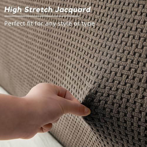Bed Headboard Cover Queen, Stretch Head Board Slipcover Washable