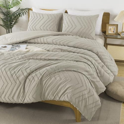 Andency Oatmeal Oversized Super King Comforter Set 120x120 Extra Large
