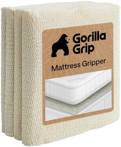 Gorilla Grip Non Slip Mattress Gripper, Slide Stopper, 48x72 Full