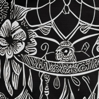 Black Dream Catcher Bedding Set – Boho Feather Print Duvet Cover for Teens & Adults – Soft Comforter Cover for Bohemian Bedroom Decor, Twin/Full/Queen Sizes