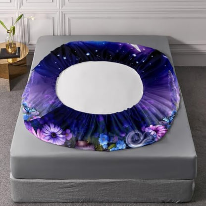 HOSIMA Kids Kawaii Unicorn Twin Bedding Sets,1 Fitted Sheet+2 Pillowcases.
