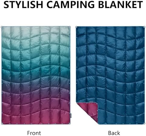 Camping Blanket Puffy Camp Blanket Large Outdoor Blanket