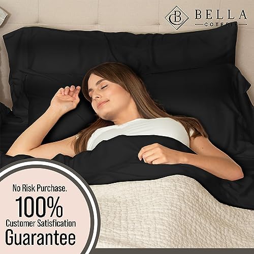 Bella Coterie | Luxury Bamboo Viscose Split Top King Size Fitted Sheet Only