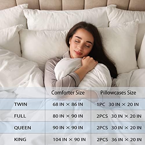 LUVIVIHOME 3PCS Deer Comforter Set Full Size, Mallard Duck Elk Moose Lake Mountain Fall Tree Forest Animal Wildlife Hunting Hunter Country Lodge Rustic Farmhouse Cabin Bedding Sets, 2 Pillow Shams