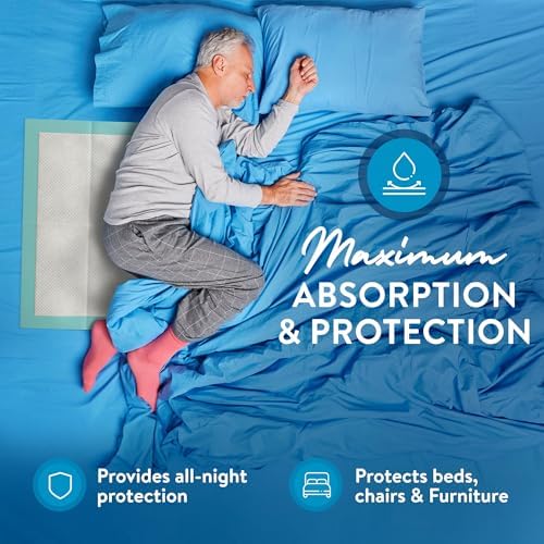 Inspire Super Absorbent Disposable Bed Pads for Chronic Incontinence Ultra Thick and Absorbent Bed Pads Disposable Adult | Pee Pads for Adults (36" X 36" Pack of 100) XX Large