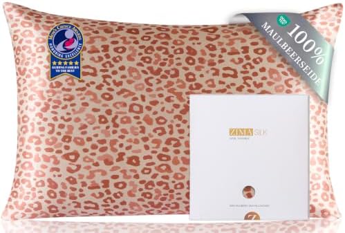 ZIMASILK 100% Pure Mulberry Silk Pillow Cases for Hair and Skin, King