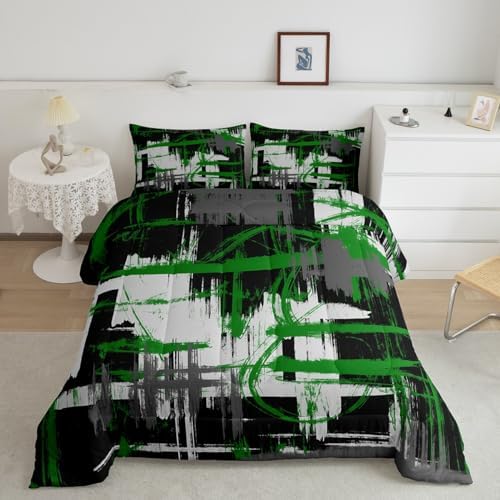 Feelyou Striped Comforter Set King Size Kids Boys Girls Bedding