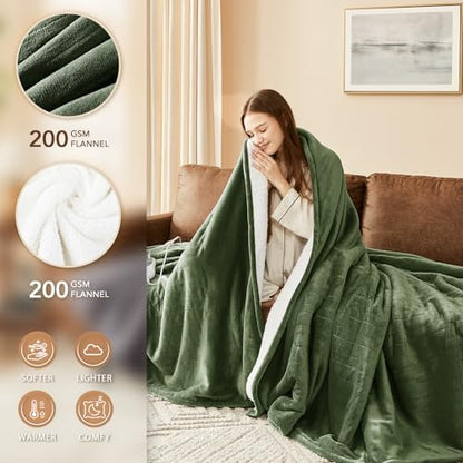 Homemate Heated Electric Blanket King Size 100"x 90" Heating Blanket