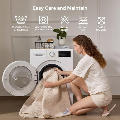 BEDLORE Waterproof Mattress Protector, Full Size Mattress Pad