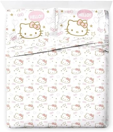 Jay Franco Sanrio Hello Kitty Full Comforter Set 7 Piece Reversible