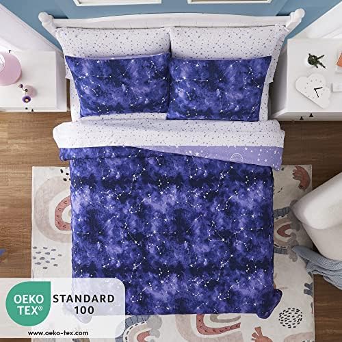 Twin Bedding Sets for Boys - 5 Pieces Galaxy Bedding Twin Bed Comforter Set