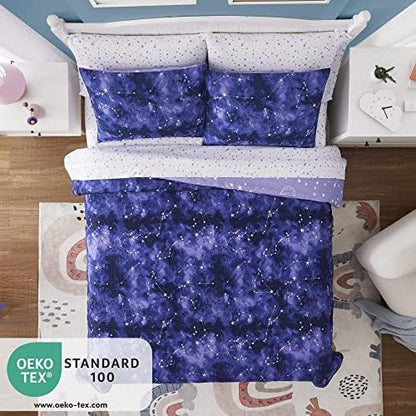 Twin Bedding Sets for Boys - 5 Pieces Galaxy Bedding Twin Bed Comforter Set