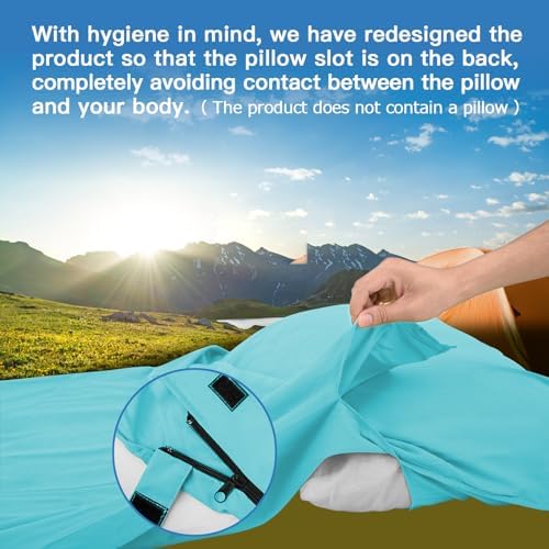 JAICOM Sleeping Bag Liner, Travel Sheets Ultralight Summer Sleeping Bag