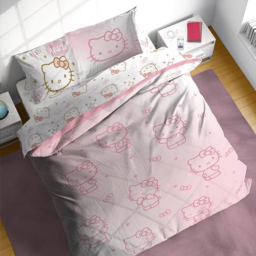 Jay Franco Sanrio Hello Kitty Full Comforter Set 7 Piece Reversible