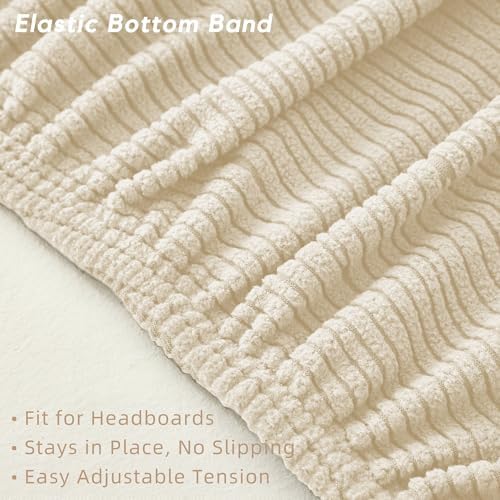 Bed Headboard Cover Queen, Stretch Head Board Slipcover Washable
