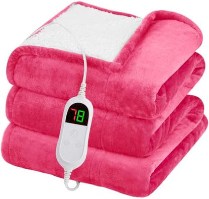 greenoak Heated Blanket Electric Throw Heating 50"X60",Gifts for Women