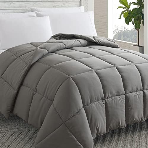 Cosybay Down Alternative Comforter Grey Full Size - All Season Duvet Insert