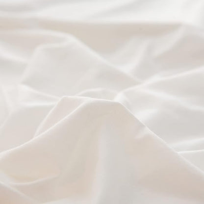 PURE ERA Jersey Knit Pillowcases 100% T-Shirt Cotton Super Soft Comfy Breathable, Set of 2, Standard 20" x 36", Solid Off White