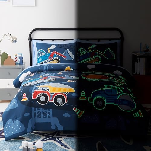 Full Size Comforter Sets for Boys - 7 Pieces Truck Full Size Bedding Set