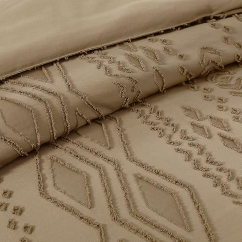 King Size Comforter Set- 7 Pieces Tufted Bed in a Bag King Bedding Sets